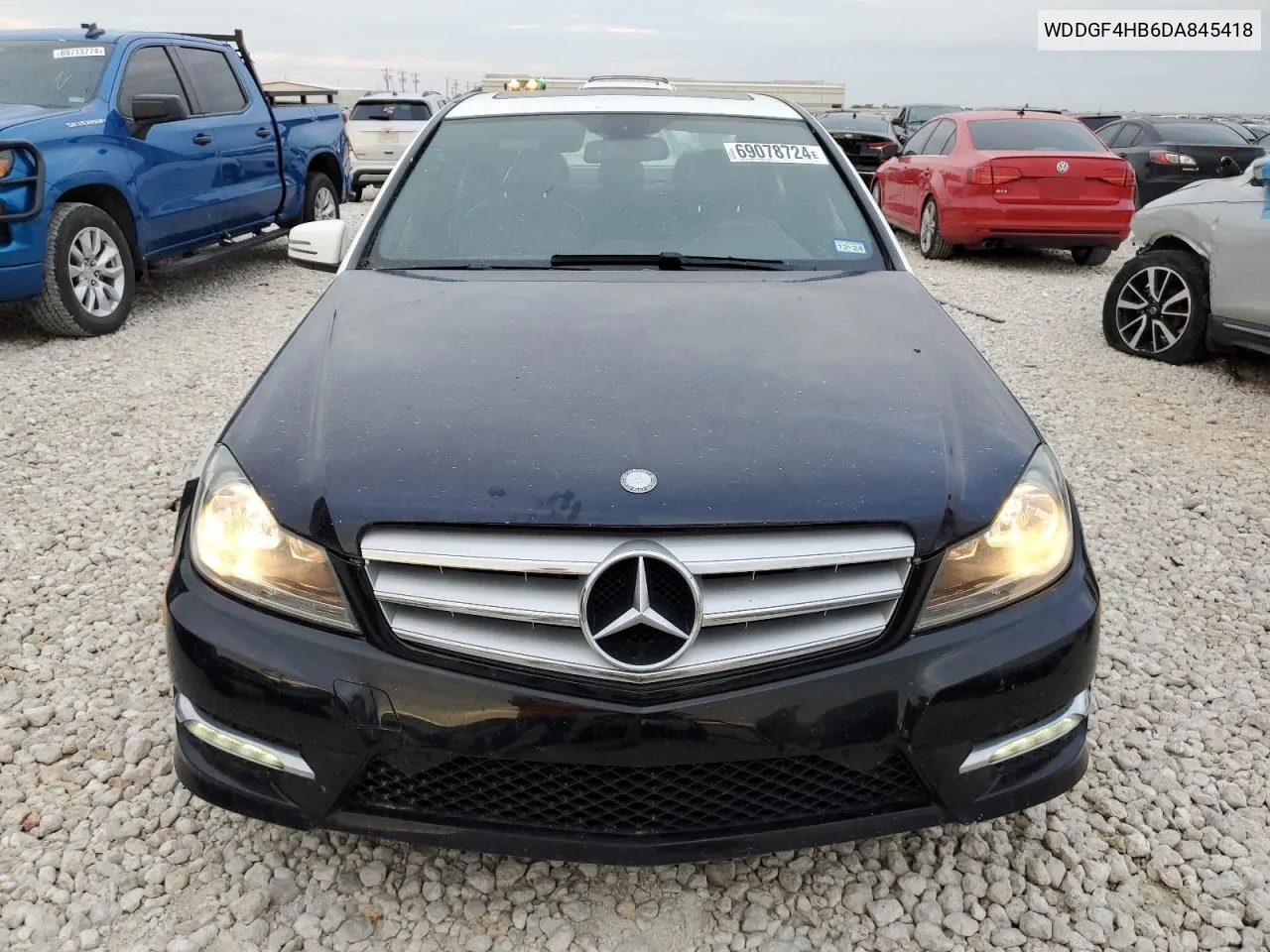 2013 Mercedes-Benz C 250 VIN: WDDGF4HB6DA845418 Lot: 69078724