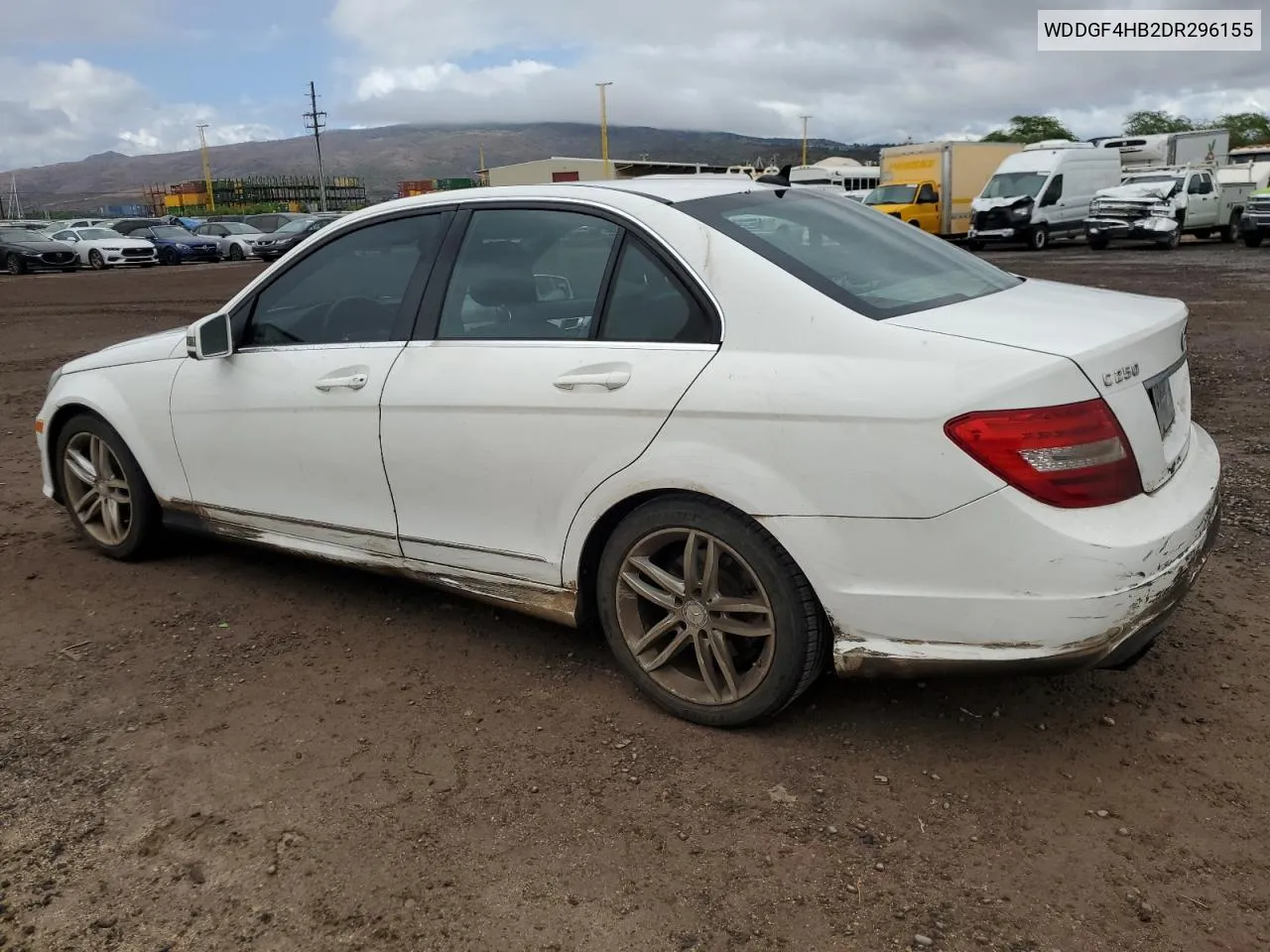 2013 Mercedes-Benz C 250 VIN: WDDGF4HB2DR296155 Lot: 69164024