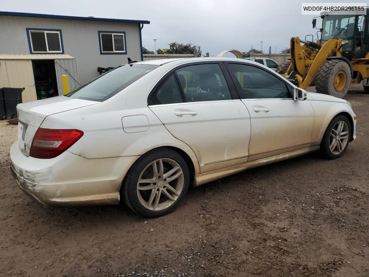 2013 Mercedes-Benz C 250 VIN: WDDGF4HB2DR296155 Lot: 69164024