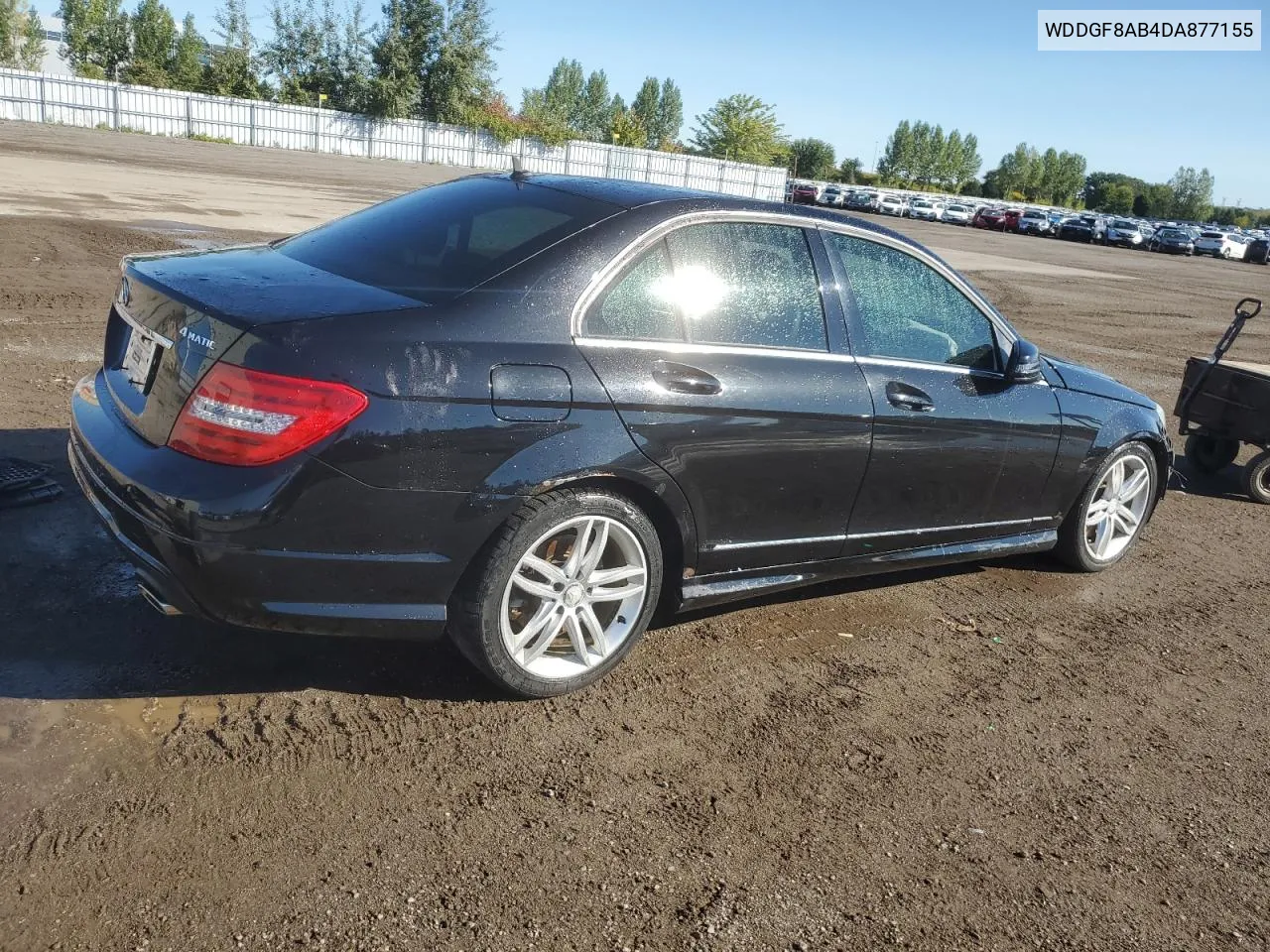 2013 Mercedes-Benz C 300 4Matic VIN: WDDGF8AB4DA877155 Lot: 69414894