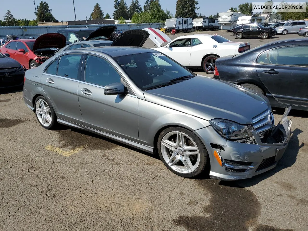 2013 Mercedes-Benz C 300 4Matic VIN: WDDGF8AB0DR289688 Lot: 69810184