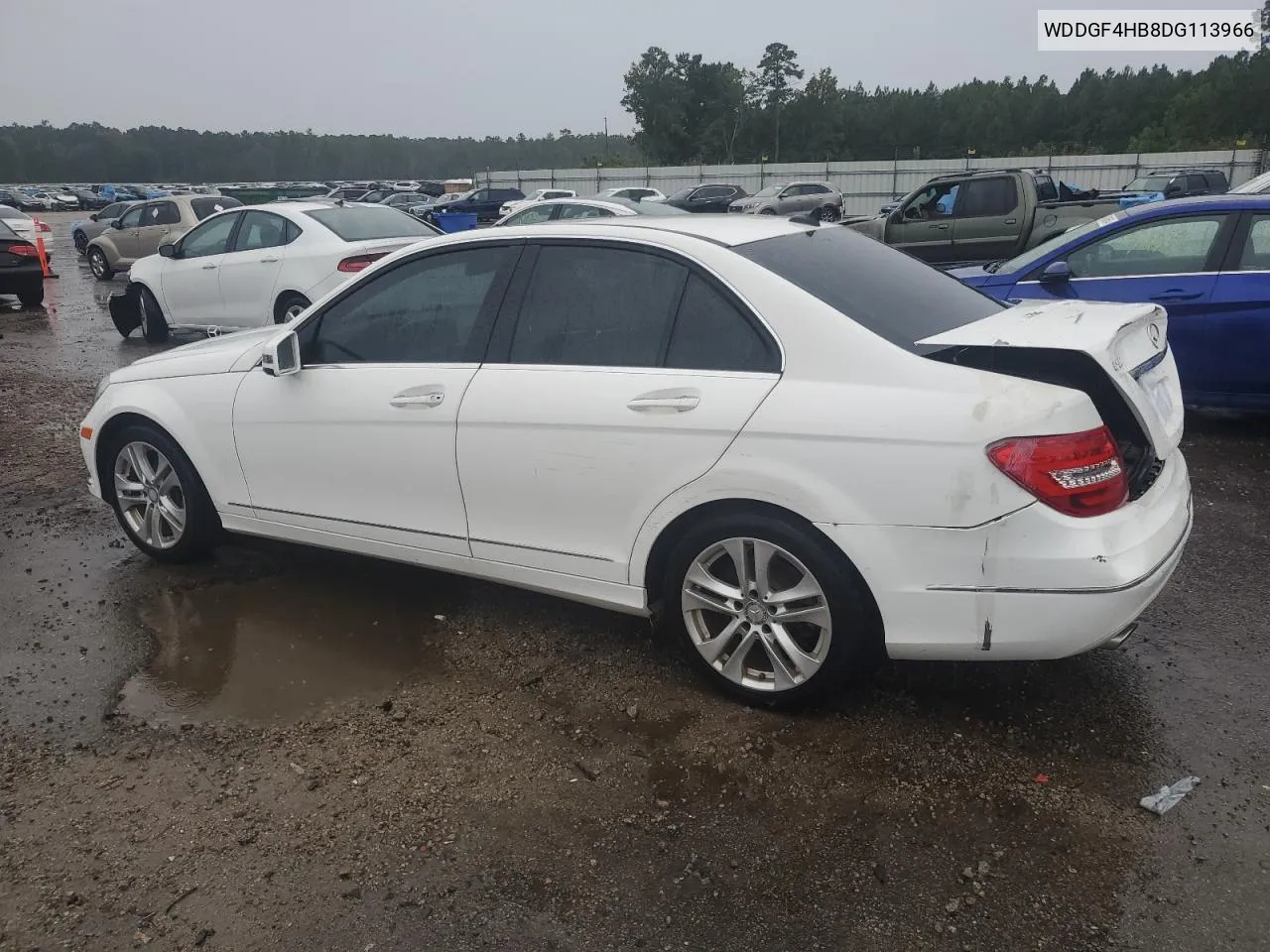 2013 Mercedes-Benz C 250 VIN: WDDGF4HB8DG113966 Lot: 69851694