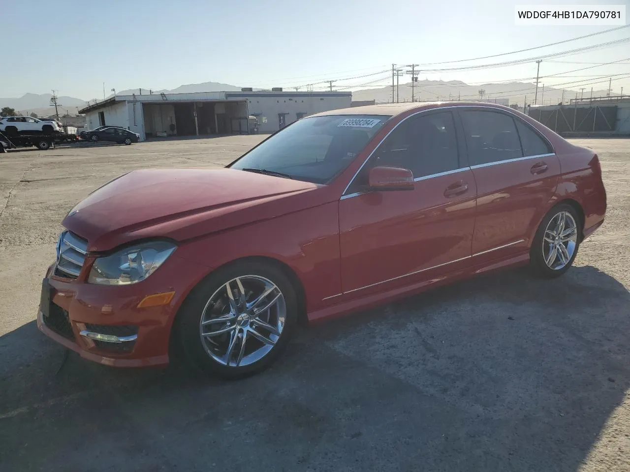 2013 Mercedes-Benz C 250 VIN: WDDGF4HB1DA790781 Lot: 69998284