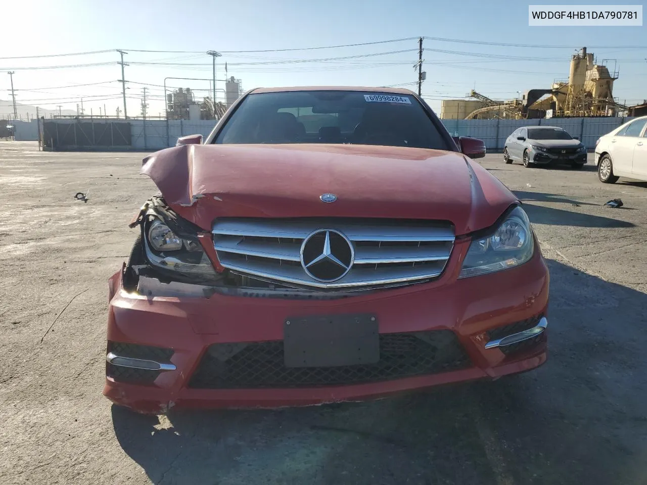 2013 Mercedes-Benz C 250 VIN: WDDGF4HB1DA790781 Lot: 69998284