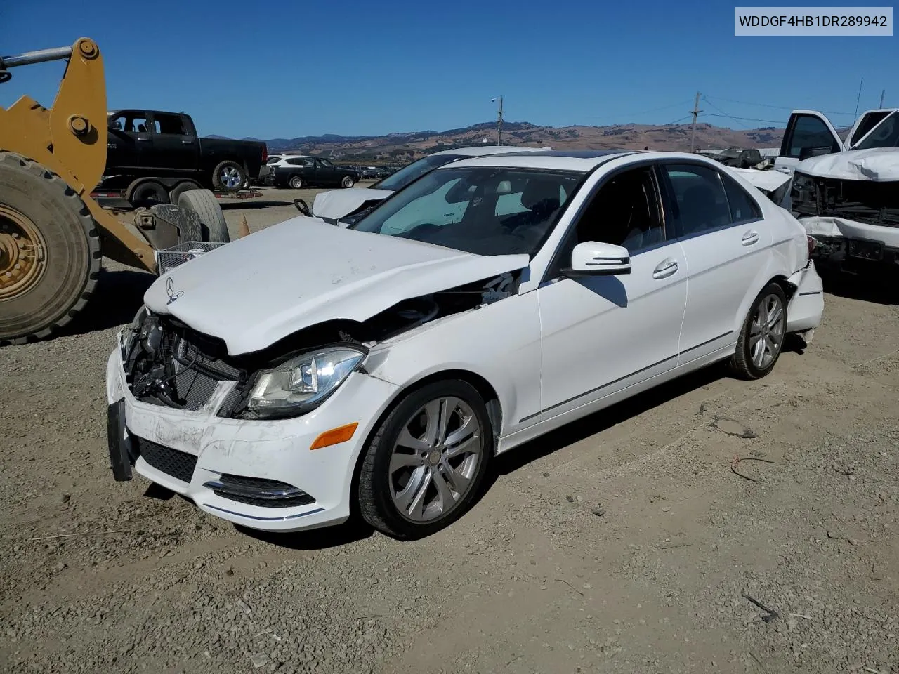 2013 Mercedes-Benz C 250 VIN: WDDGF4HB1DR289942 Lot: 70060584