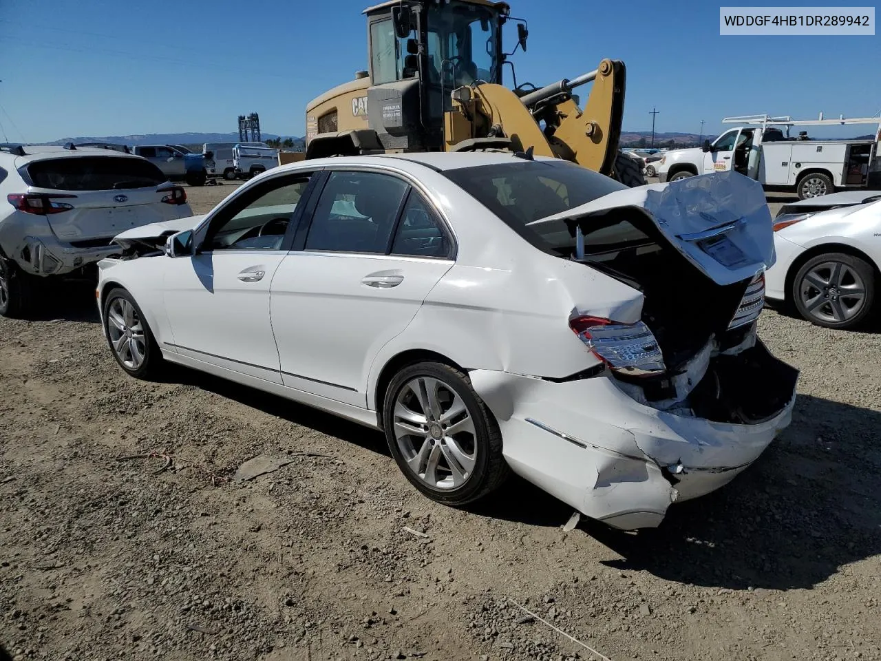 2013 Mercedes-Benz C 250 VIN: WDDGF4HB1DR289942 Lot: 70060584