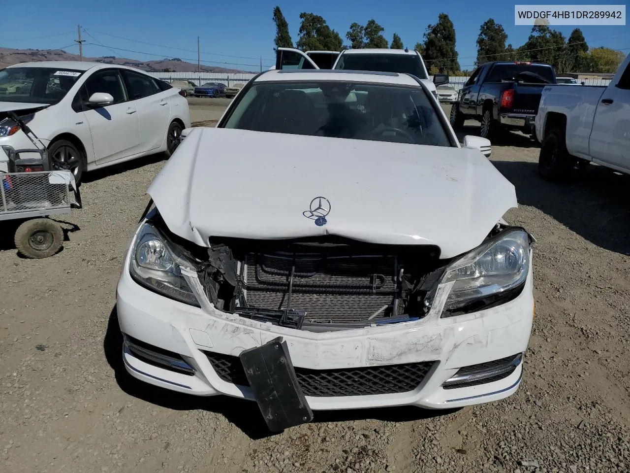 2013 Mercedes-Benz C 250 VIN: WDDGF4HB1DR289942 Lot: 70060584