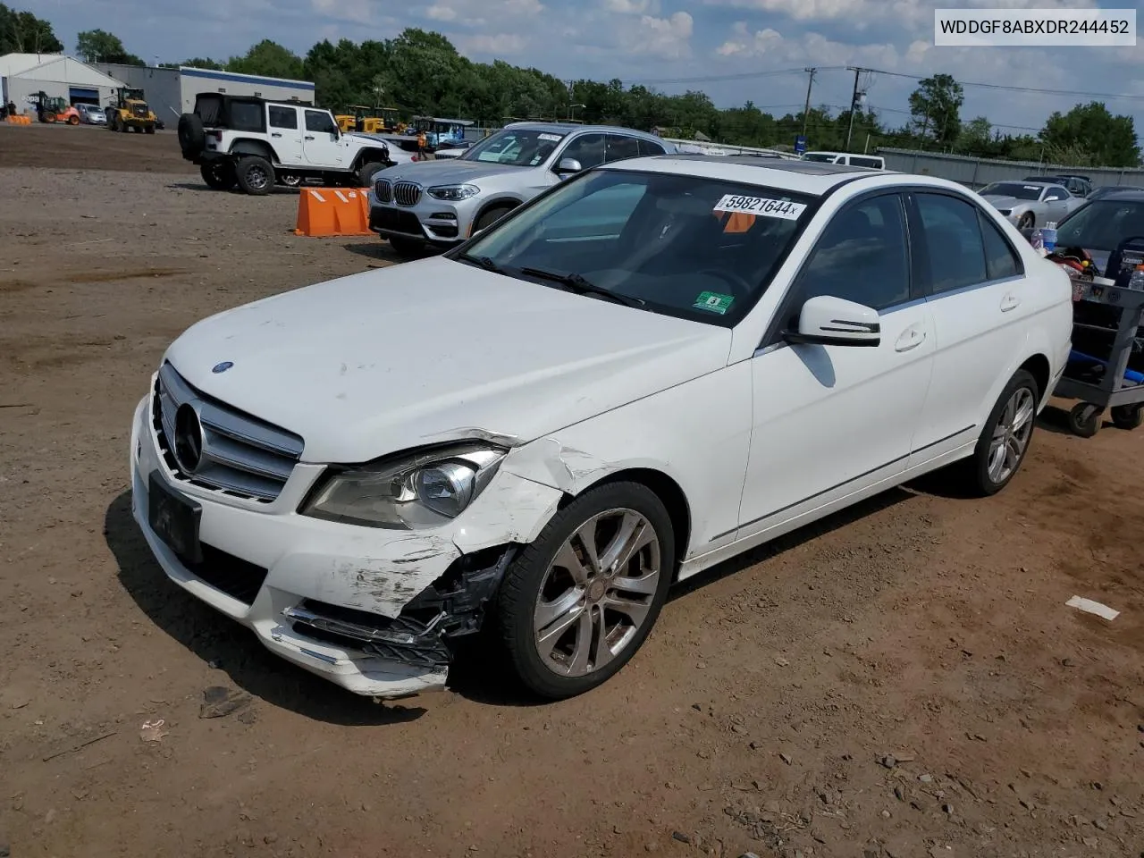 2013 Mercedes-Benz C 300 4Matic VIN: WDDGF8ABXDR244452 Lot: 70177474