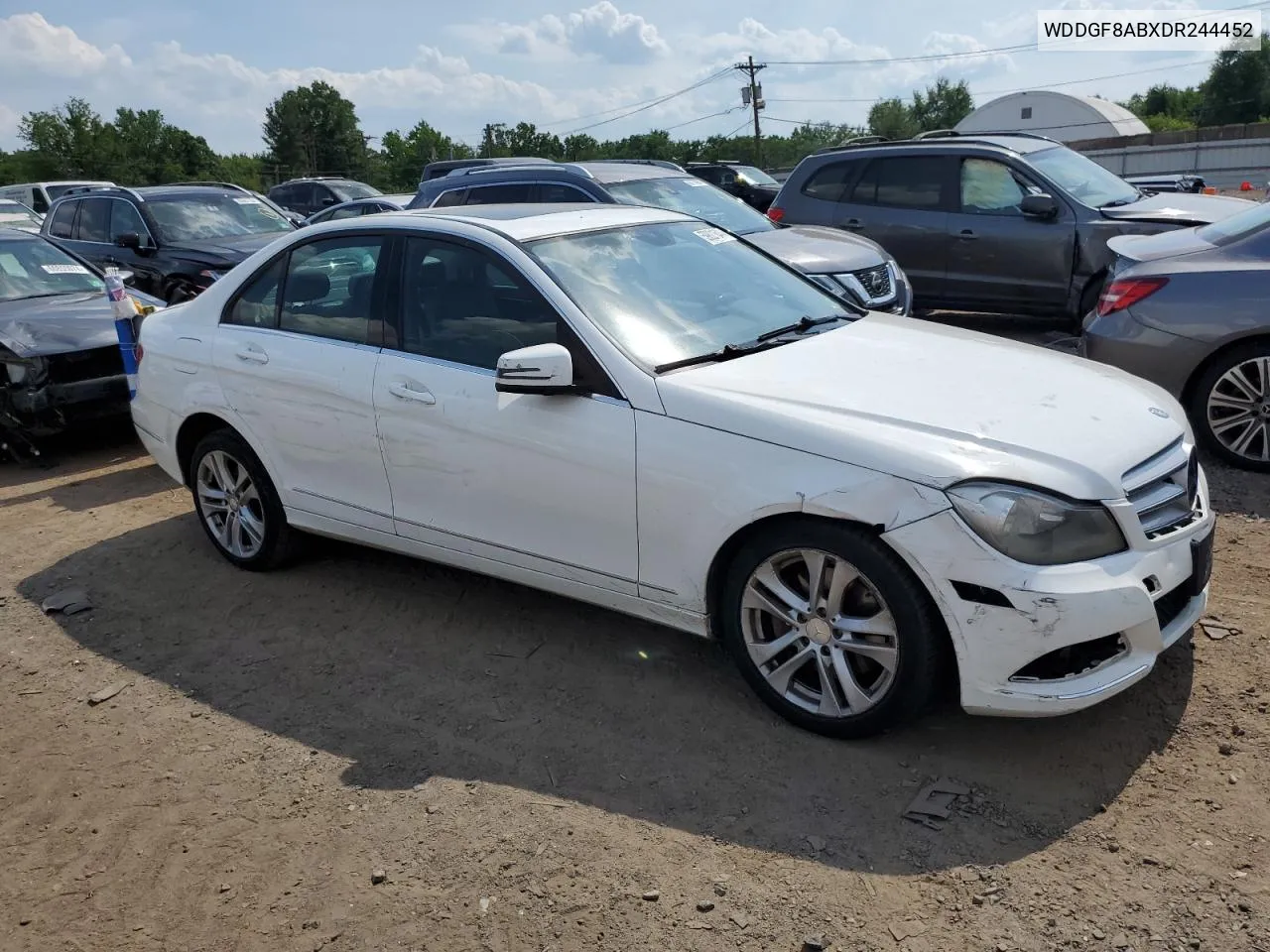 2013 Mercedes-Benz C 300 4Matic VIN: WDDGF8ABXDR244452 Lot: 70177474