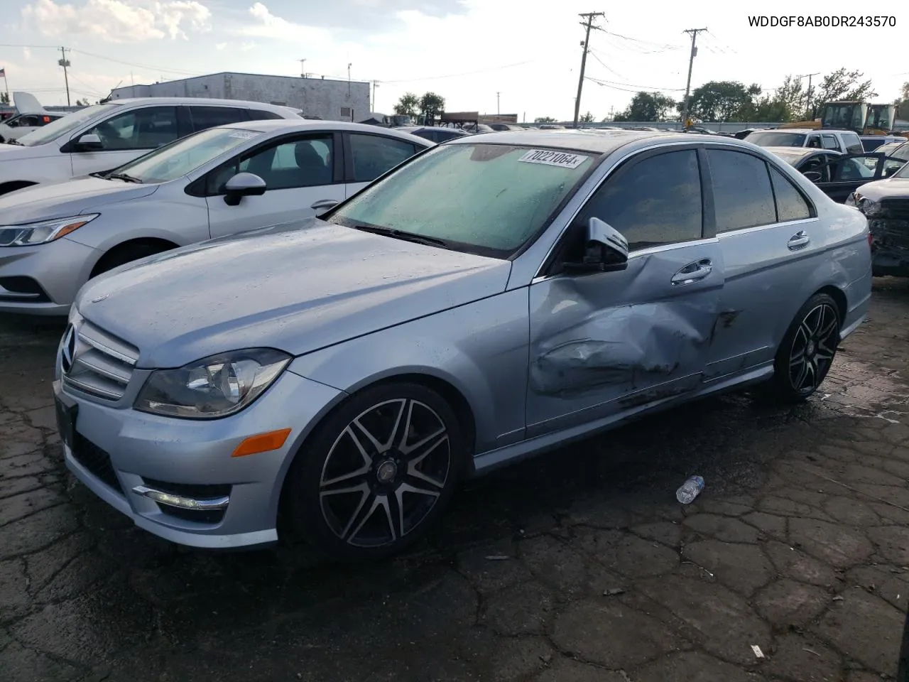 2013 Mercedes-Benz C 300 4Matic VIN: WDDGF8AB0DR243570 Lot: 70221064