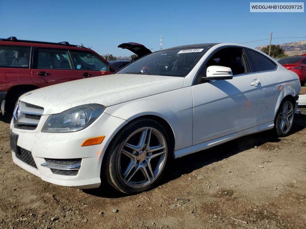 2013 Mercedes-Benz C 250 VIN: WDDGJ4HB1DG039725 Lot: 70295384