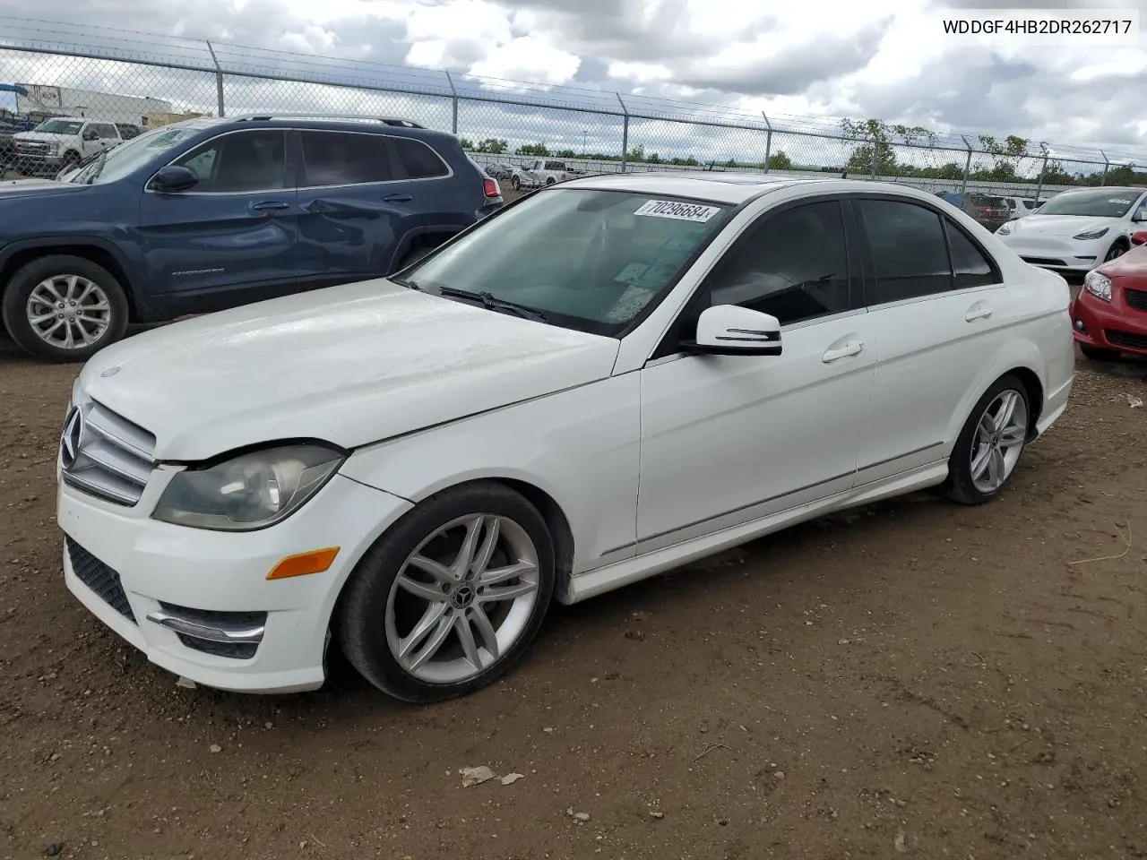 2013 Mercedes-Benz C 250 VIN: WDDGF4HB2DR262717 Lot: 70296684