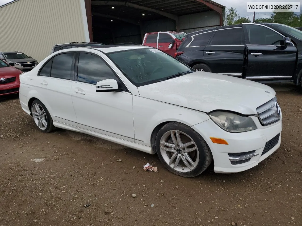 2013 Mercedes-Benz C 250 VIN: WDDGF4HB2DR262717 Lot: 70296684