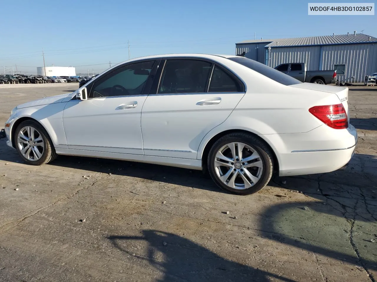 2013 Mercedes-Benz C 250 VIN: WDDGF4HB3DG102857 Lot: 70412684