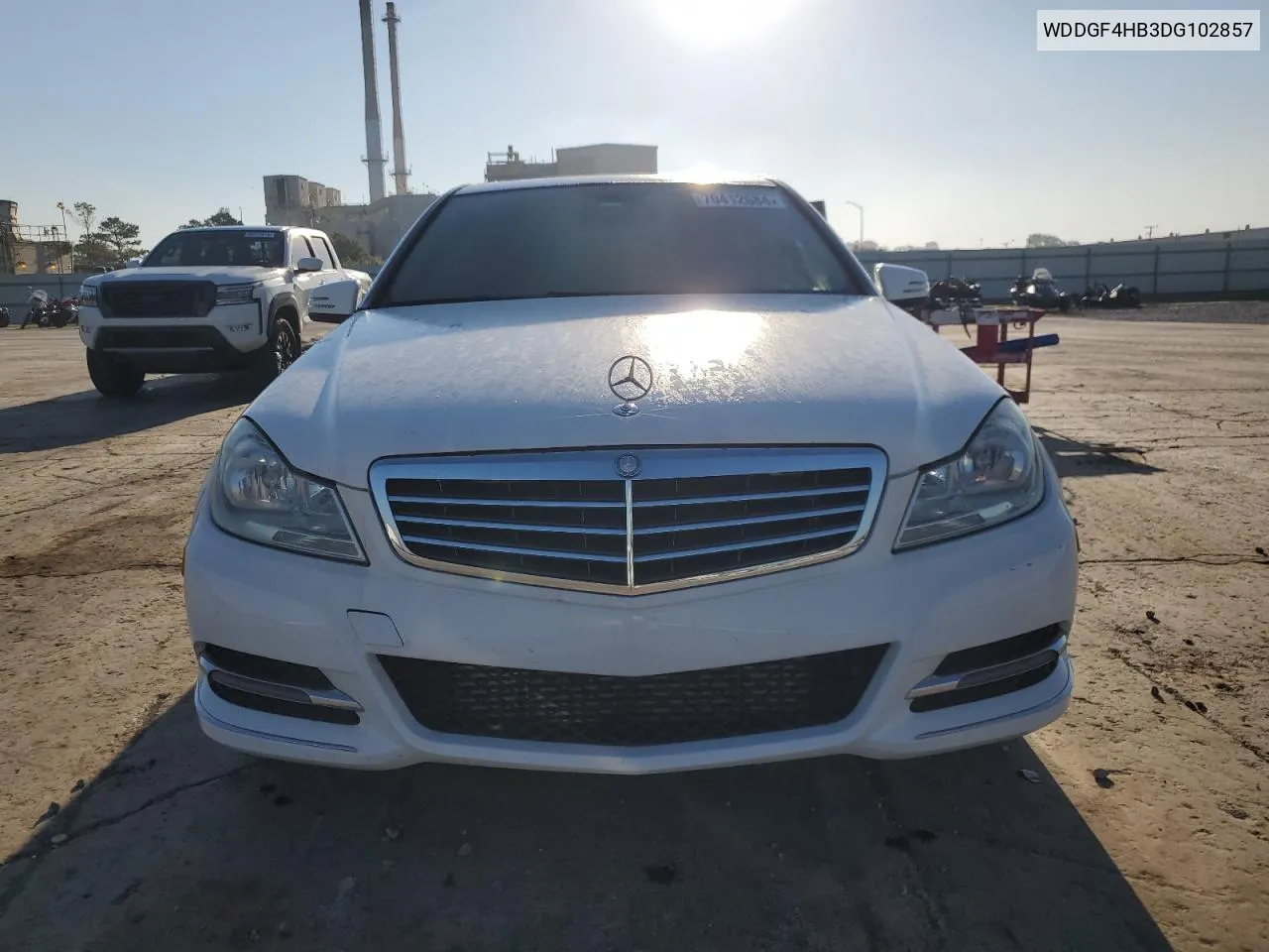 2013 Mercedes-Benz C 250 VIN: WDDGF4HB3DG102857 Lot: 70412684