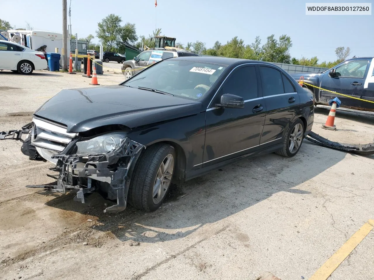 2013 Mercedes-Benz C 300 4Matic VIN: WDDGF8AB3DG127260 Lot: 70481454