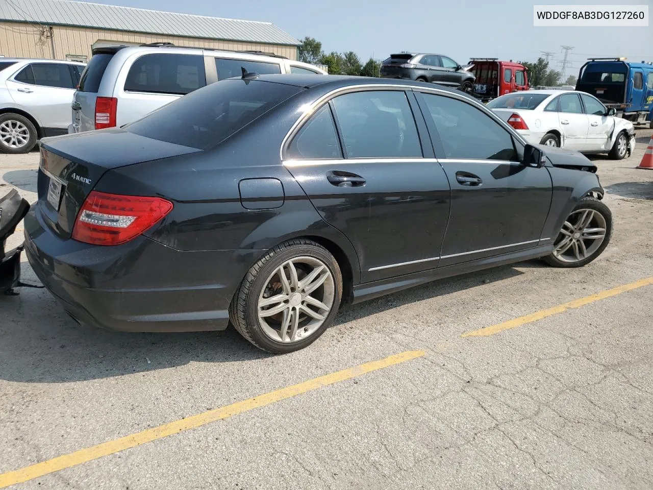 2013 Mercedes-Benz C 300 4Matic VIN: WDDGF8AB3DG127260 Lot: 70481454