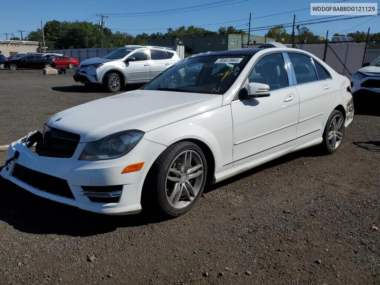 WDDGF8AB8DG121129 2013 Mercedes-Benz C 300 4Matic