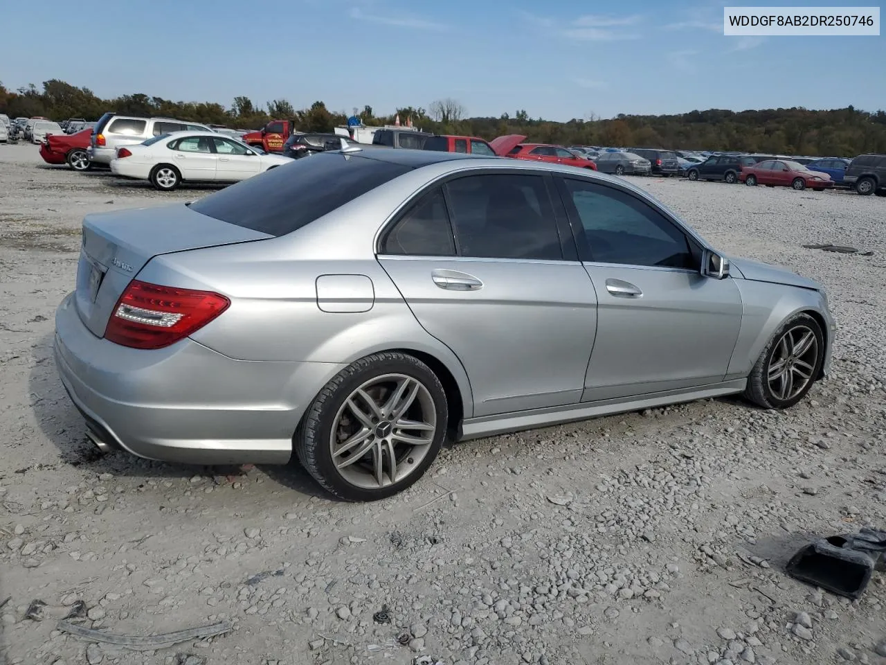 2013 Mercedes-Benz C 300 4Matic VIN: WDDGF8AB2DR250746 Lot: 70664074