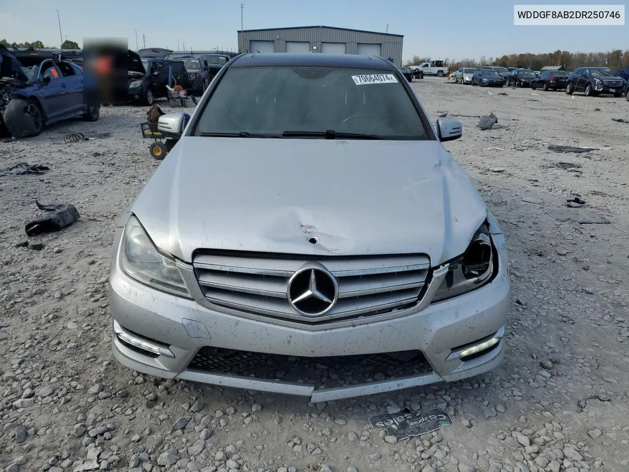 2013 Mercedes-Benz C 300 4Matic VIN: WDDGF8AB2DR250746 Lot: 70664074