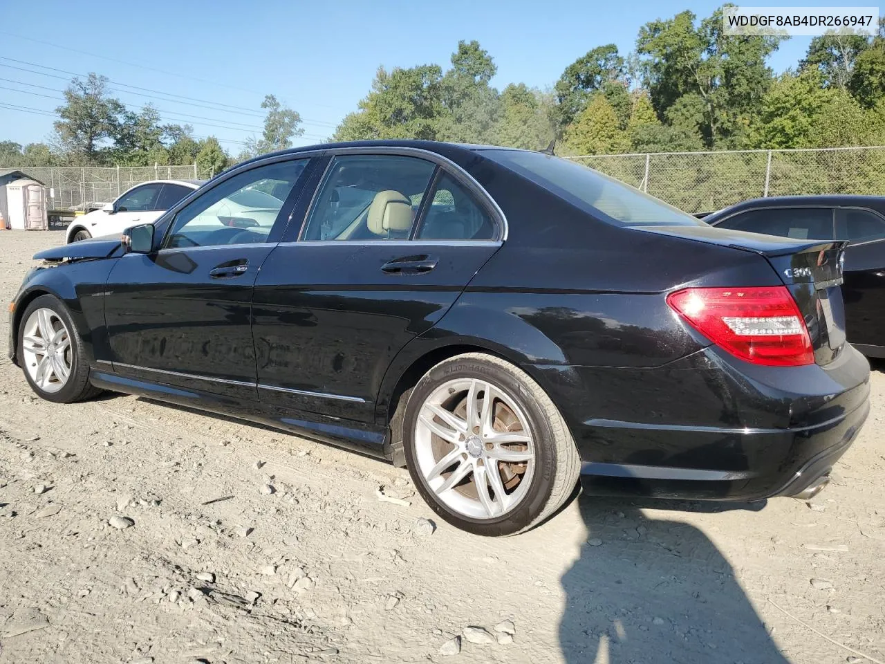 2013 Mercedes-Benz C 300 4Matic VIN: WDDGF8AB4DR266947 Lot: 70849834