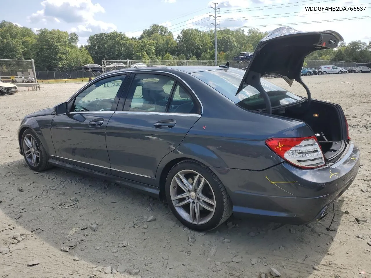 2013 Mercedes-Benz C 250 VIN: WDDGF4HB2DA766537 Lot: 71009504