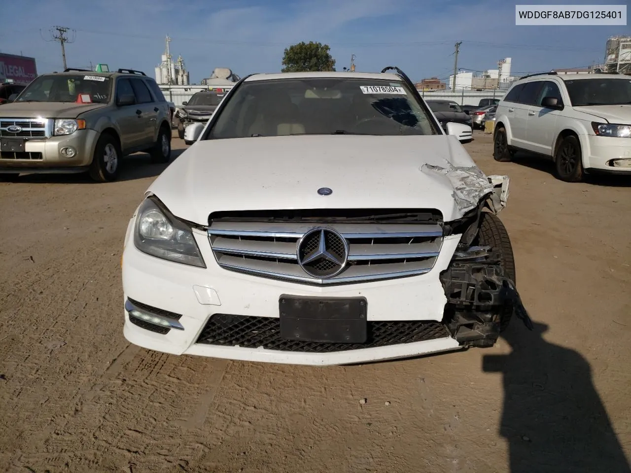 2013 Mercedes-Benz C 300 4Matic VIN: WDDGF8AB7DG125401 Lot: 71078504