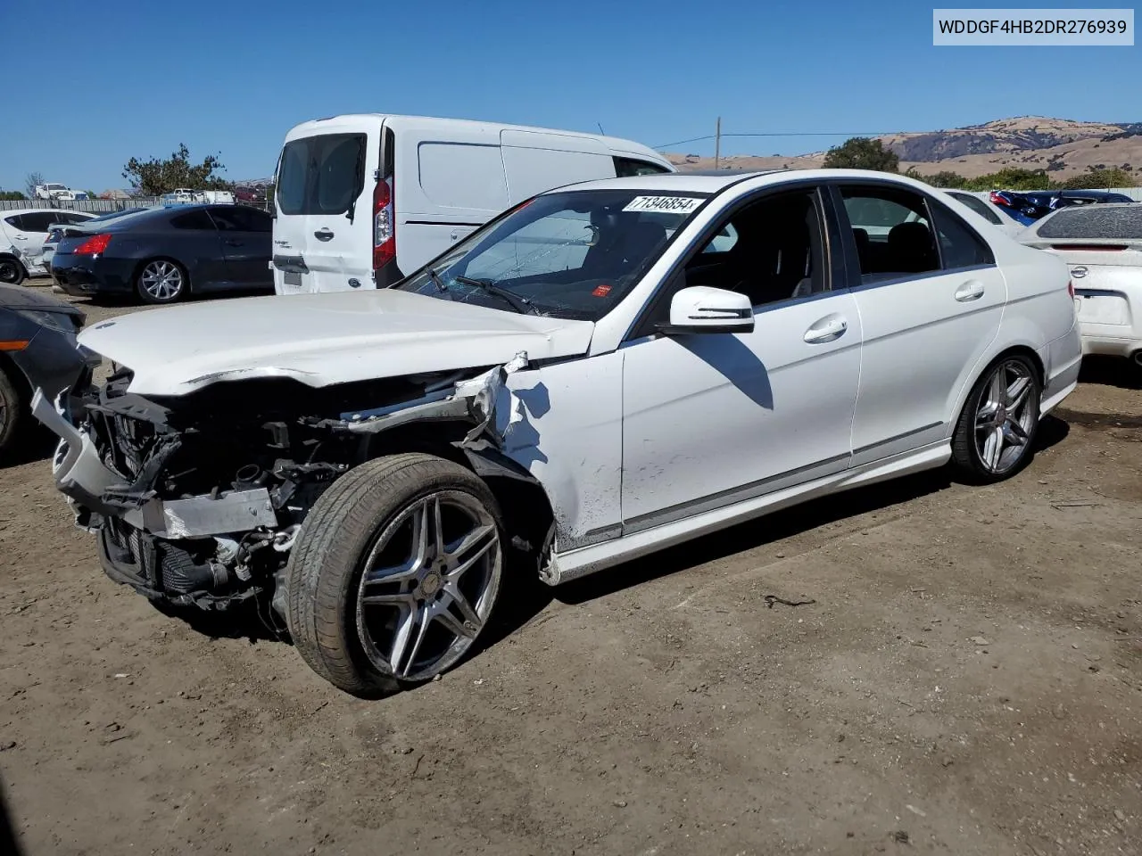 2013 Mercedes-Benz C 250 VIN: WDDGF4HB2DR276939 Lot: 71346854