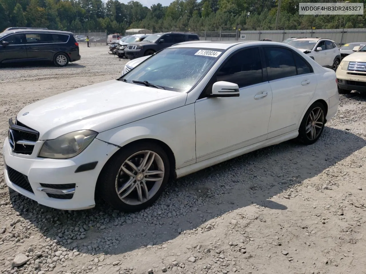 2013 Mercedes-Benz C 250 VIN: WDDGF4HB3DR245327 Lot: 71390834