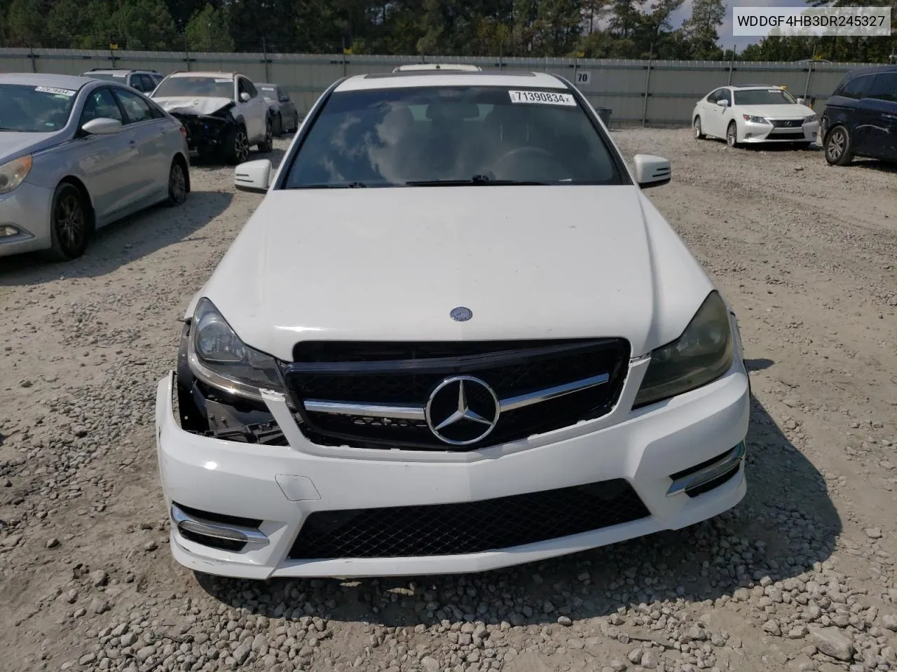 2013 Mercedes-Benz C 250 VIN: WDDGF4HB3DR245327 Lot: 71390834