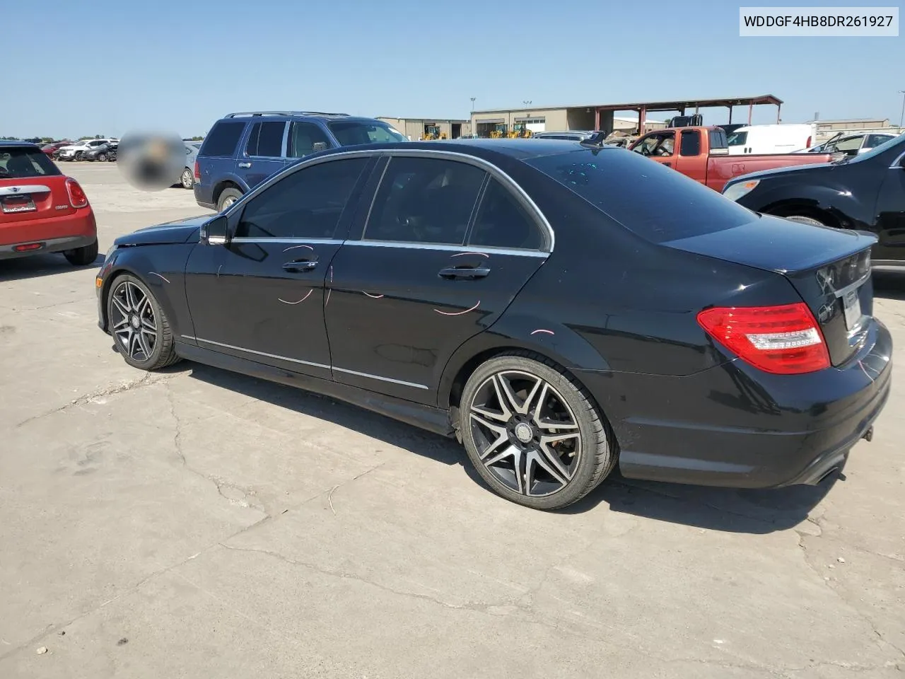 2013 Mercedes-Benz C 250 VIN: WDDGF4HB8DR261927 Lot: 71420104