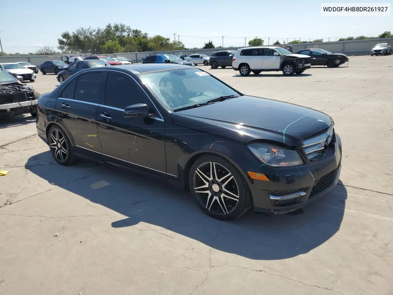 2013 Mercedes-Benz C 250 VIN: WDDGF4HB8DR261927 Lot: 71420104