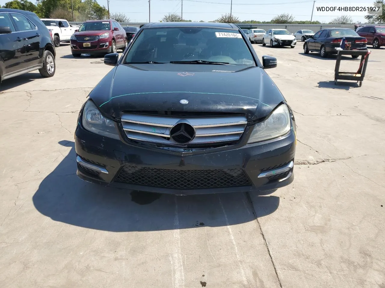 2013 Mercedes-Benz C 250 VIN: WDDGF4HB8DR261927 Lot: 71420104