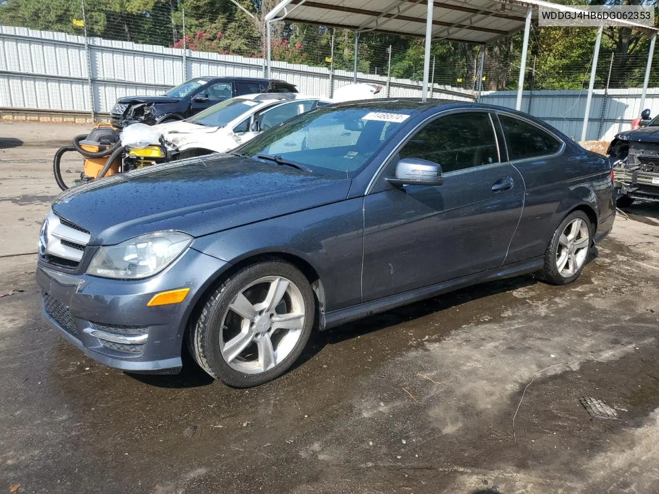 2013 Mercedes-Benz C 250 VIN: WDDGJ4HB6DG062353 Lot: 71466574