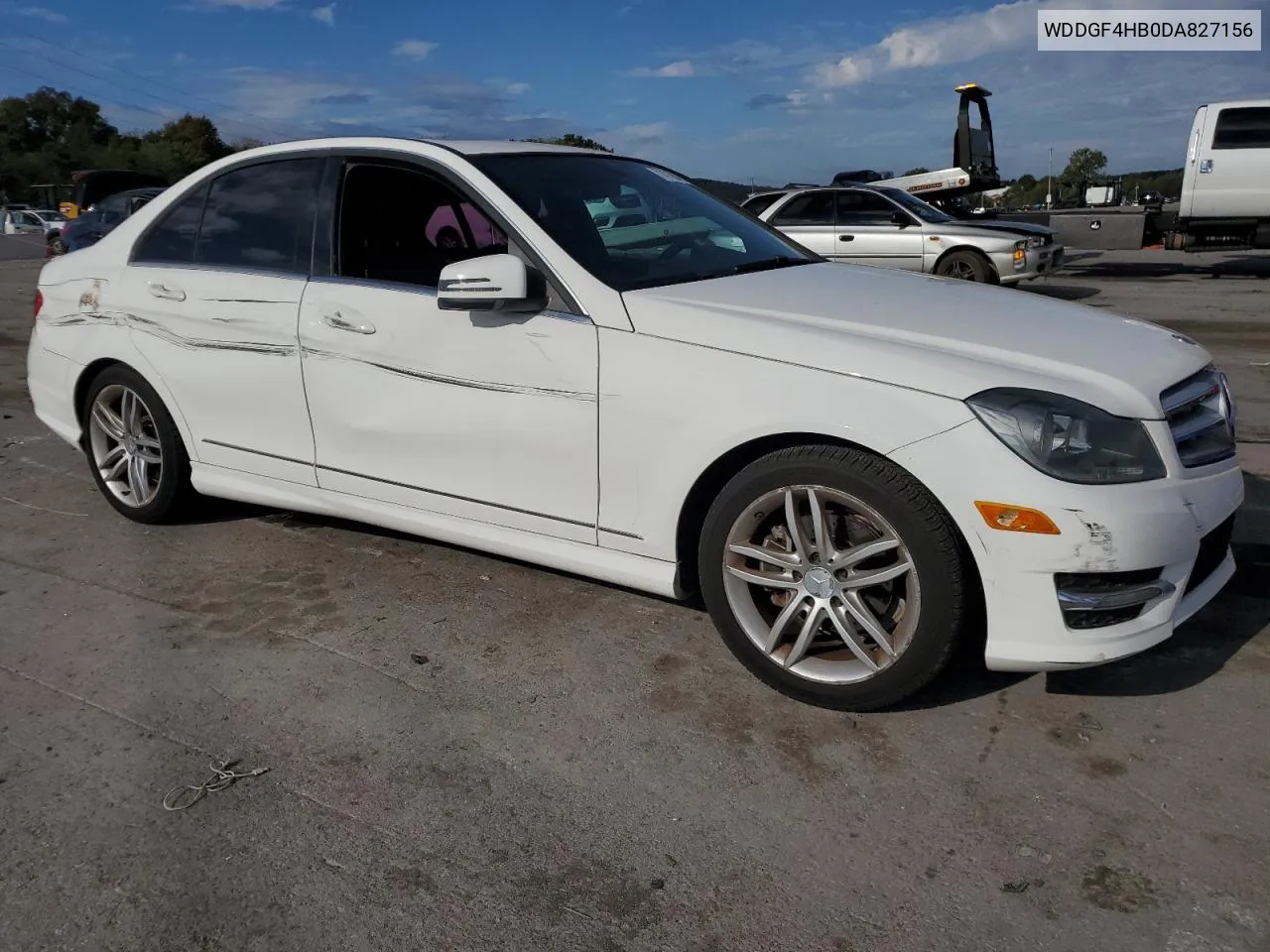 2013 Mercedes-Benz C 250 VIN: WDDGF4HB0DA827156 Lot: 71473904