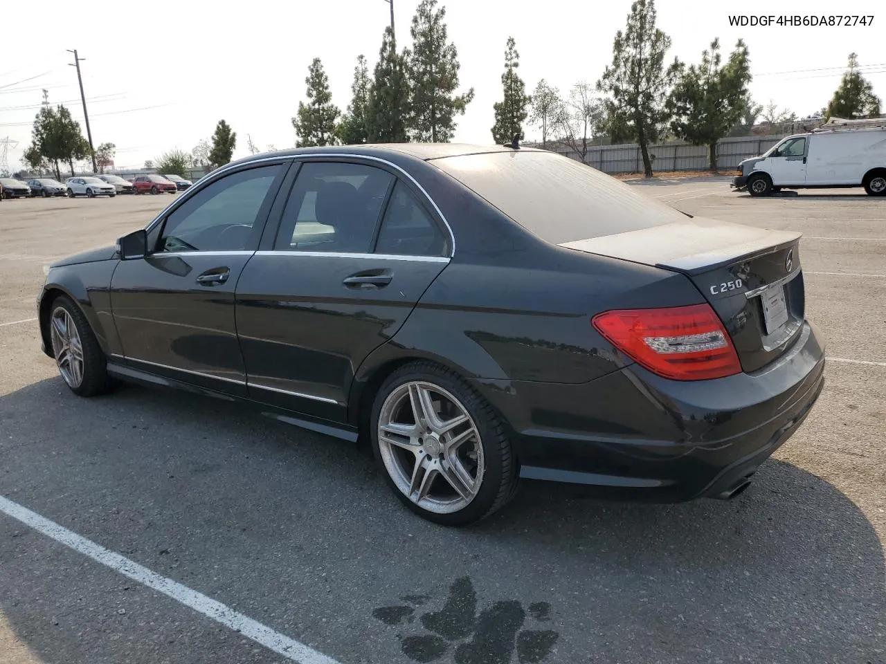 2013 Mercedes-Benz C 250 VIN: WDDGF4HB6DA872747 Lot: 71500164