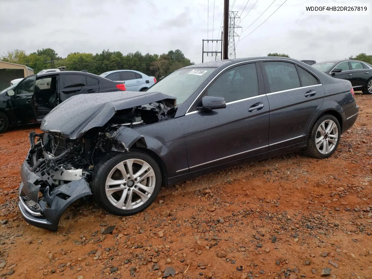 2013 Mercedes-Benz C 250 VIN: WDDGF4HB2DR267819 Lot: 71737184