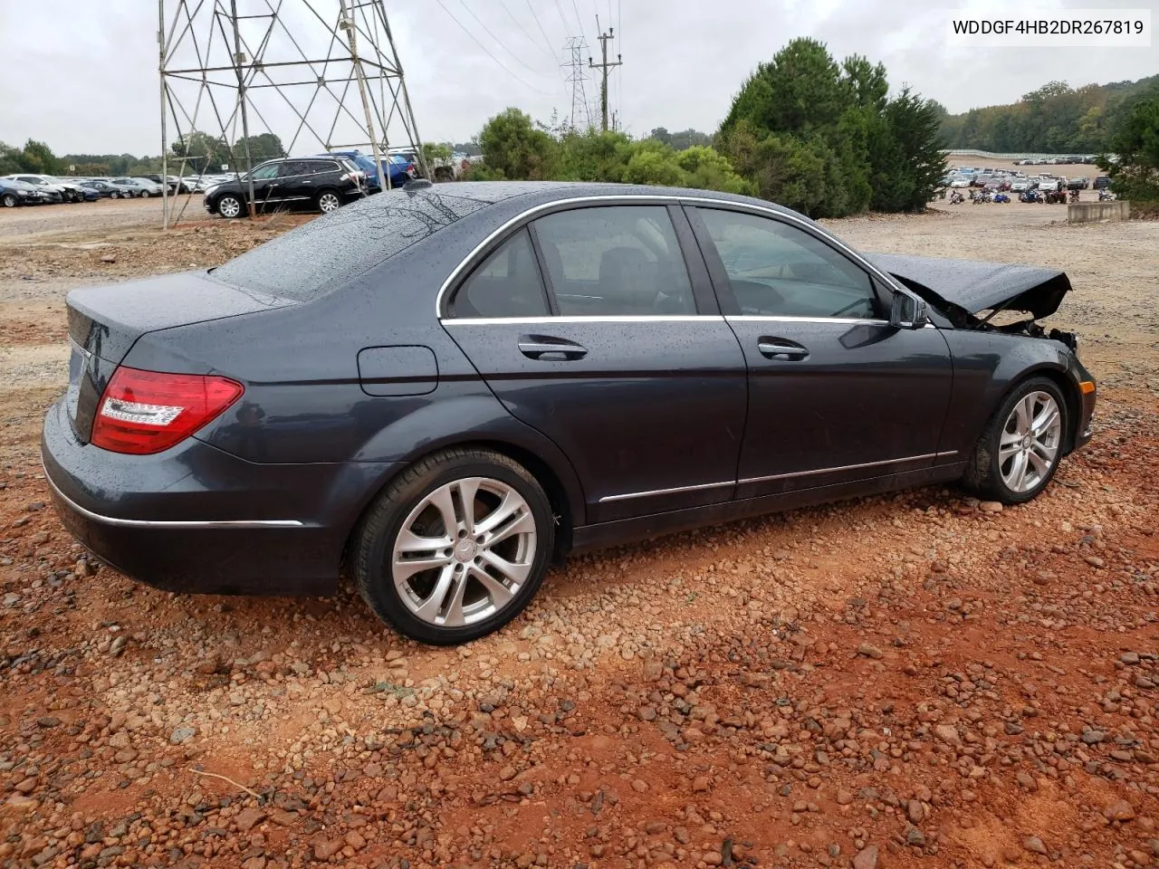 2013 Mercedes-Benz C 250 VIN: WDDGF4HB2DR267819 Lot: 71737184