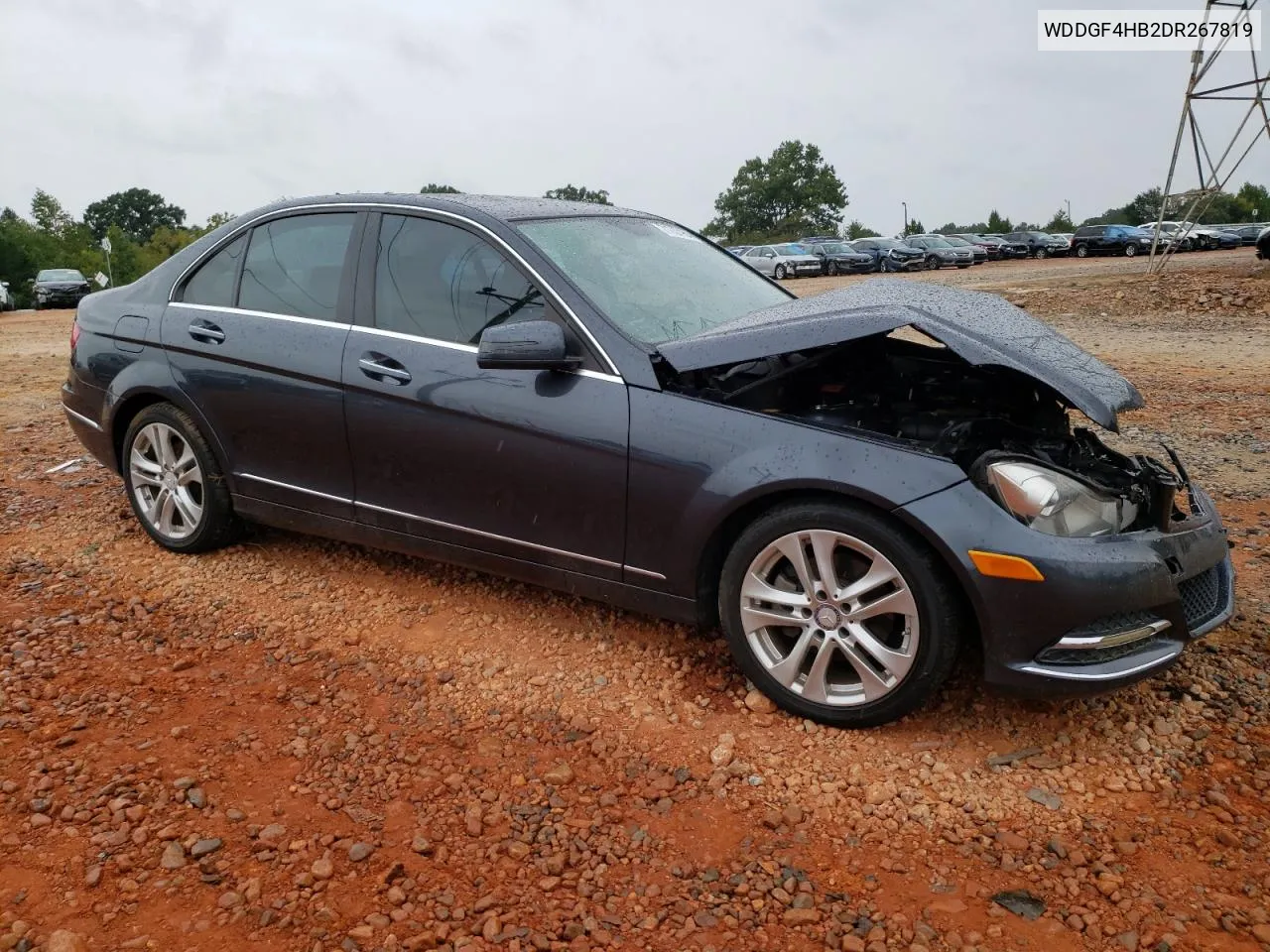 2013 Mercedes-Benz C 250 VIN: WDDGF4HB2DR267819 Lot: 71737184