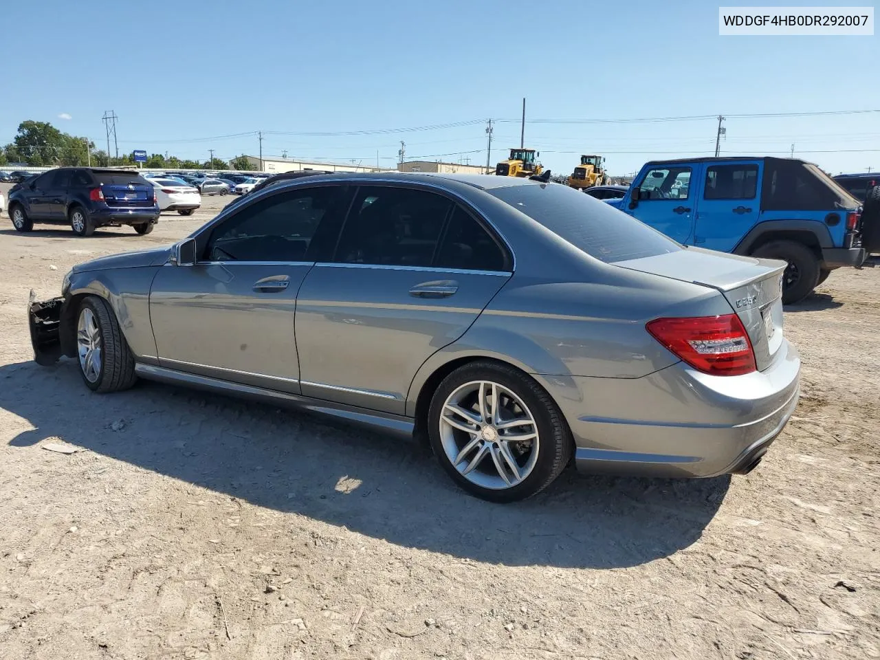 2013 Mercedes-Benz C 250 VIN: WDDGF4HB0DR292007 Lot: 71866774