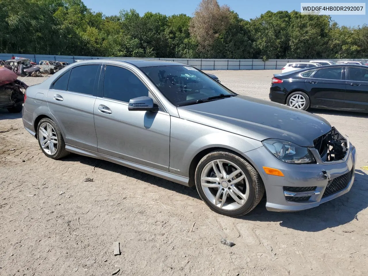 2013 Mercedes-Benz C 250 VIN: WDDGF4HB0DR292007 Lot: 71866774