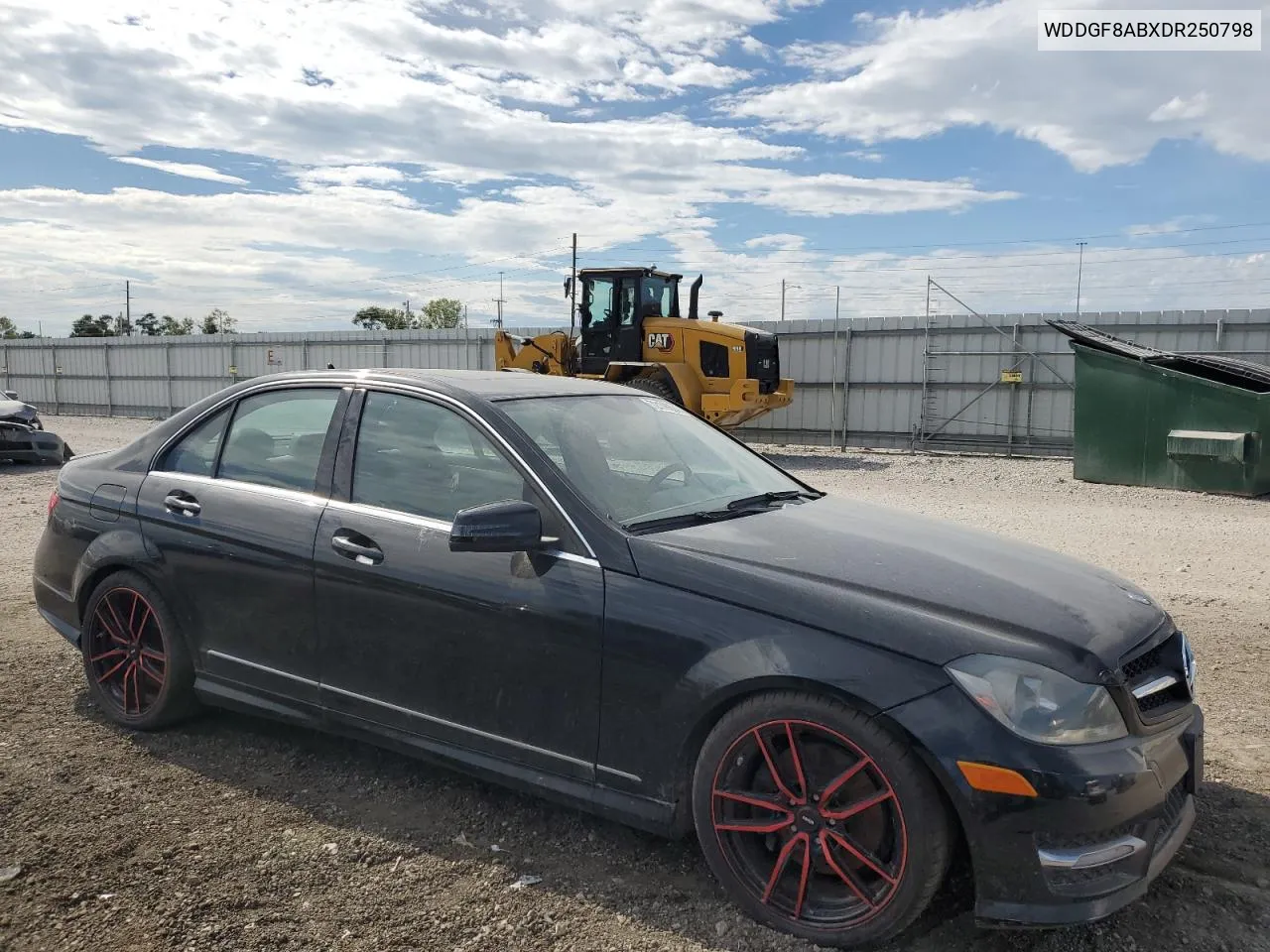 2013 Mercedes-Benz C 300 4Matic VIN: WDDGF8ABXDR250798 Lot: 72178624