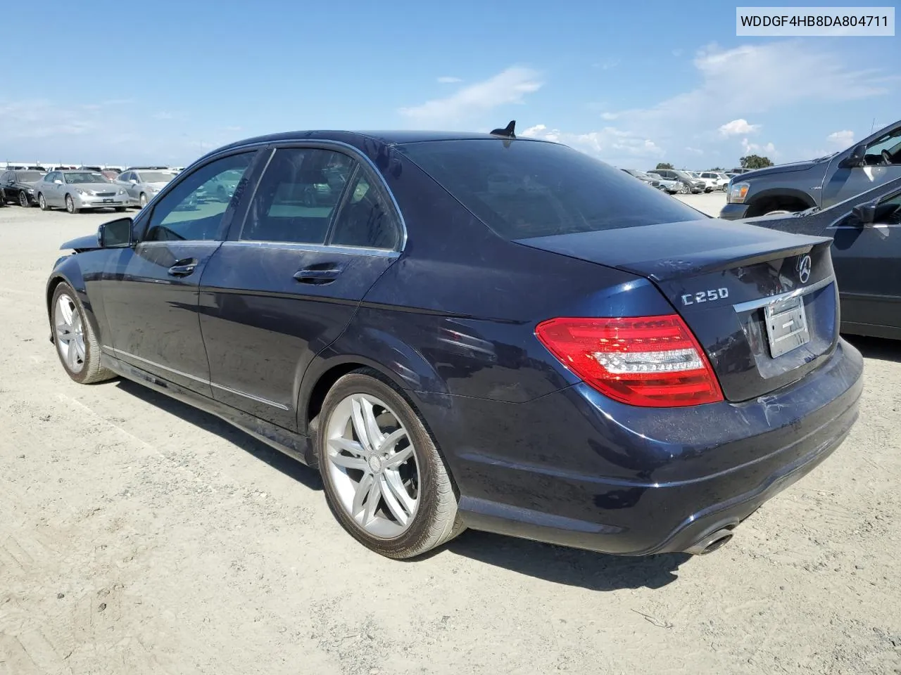 2013 Mercedes-Benz C 250 VIN: WDDGF4HB8DA804711 Lot: 72265264