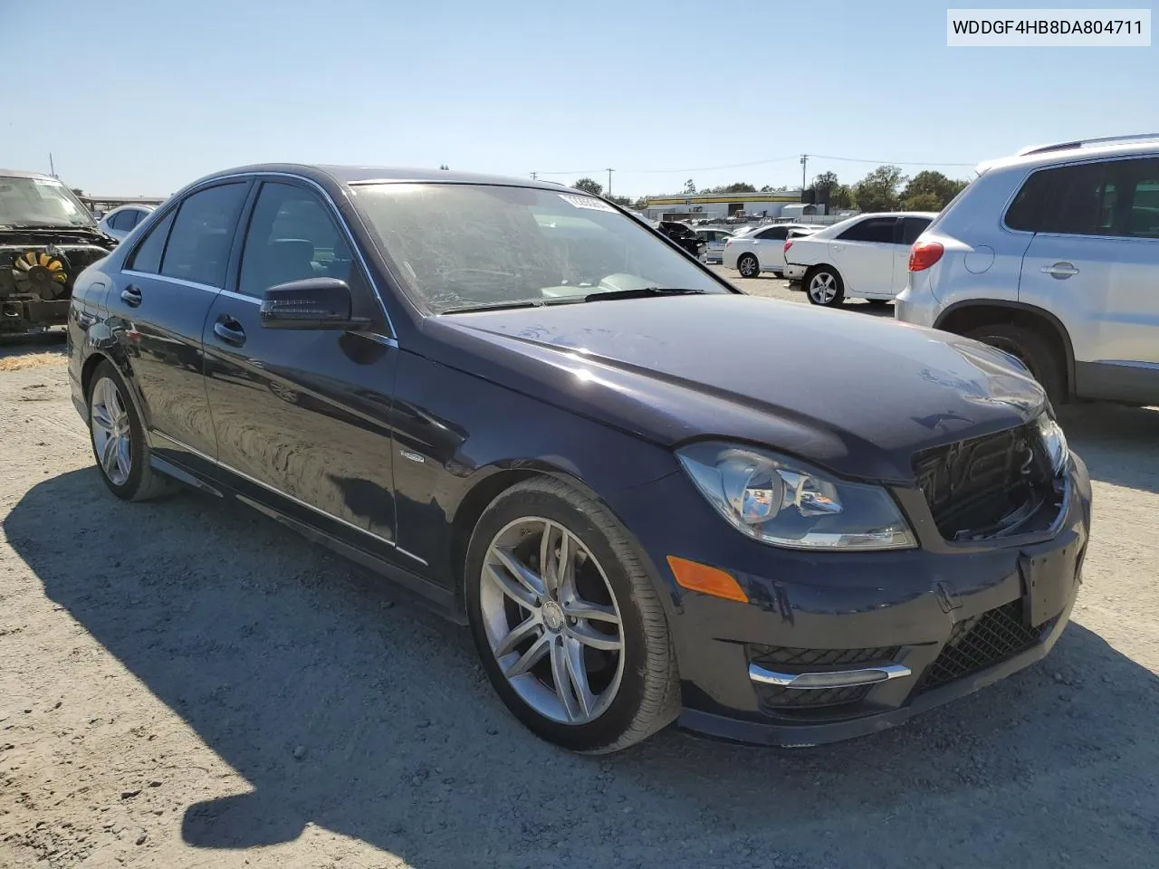 2013 Mercedes-Benz C 250 VIN: WDDGF4HB8DA804711 Lot: 72265264