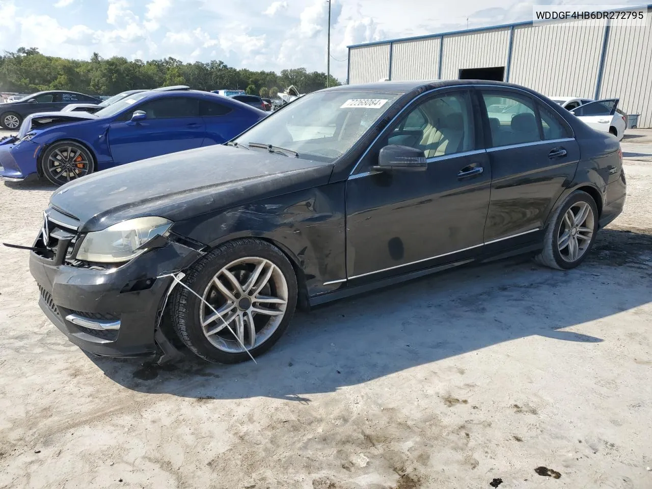 2013 Mercedes-Benz C 250 VIN: WDDGF4HB6DR272795 Lot: 72268084