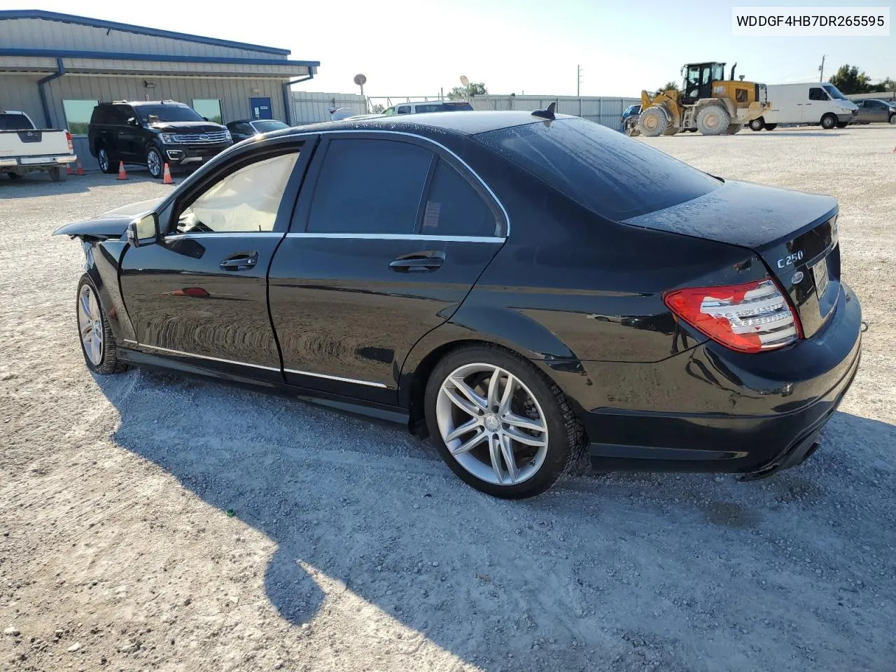 2013 Mercedes-Benz C 250 VIN: WDDGF4HB7DR265595 Lot: 72446764