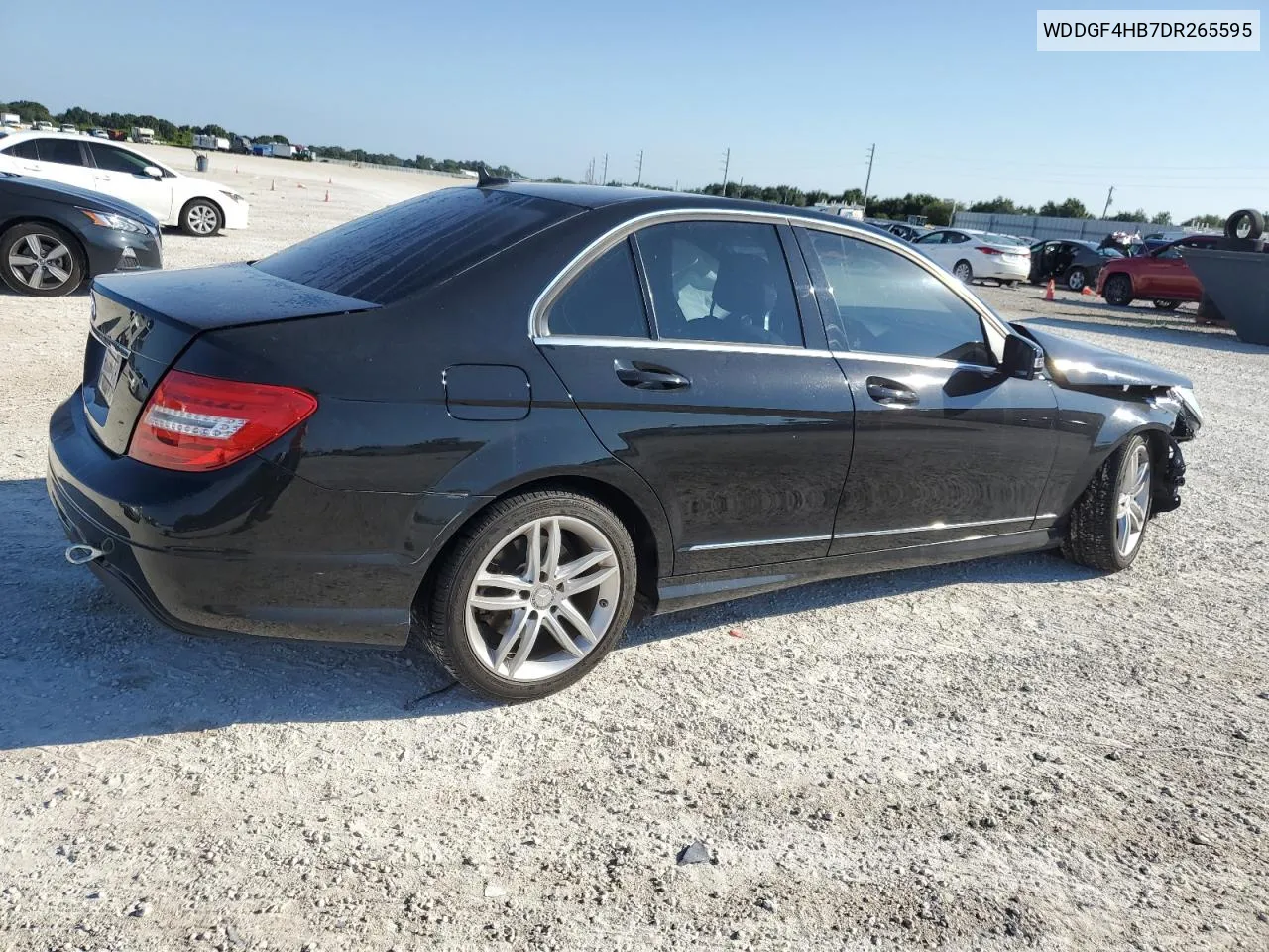 2013 Mercedes-Benz C 250 VIN: WDDGF4HB7DR265595 Lot: 72446764