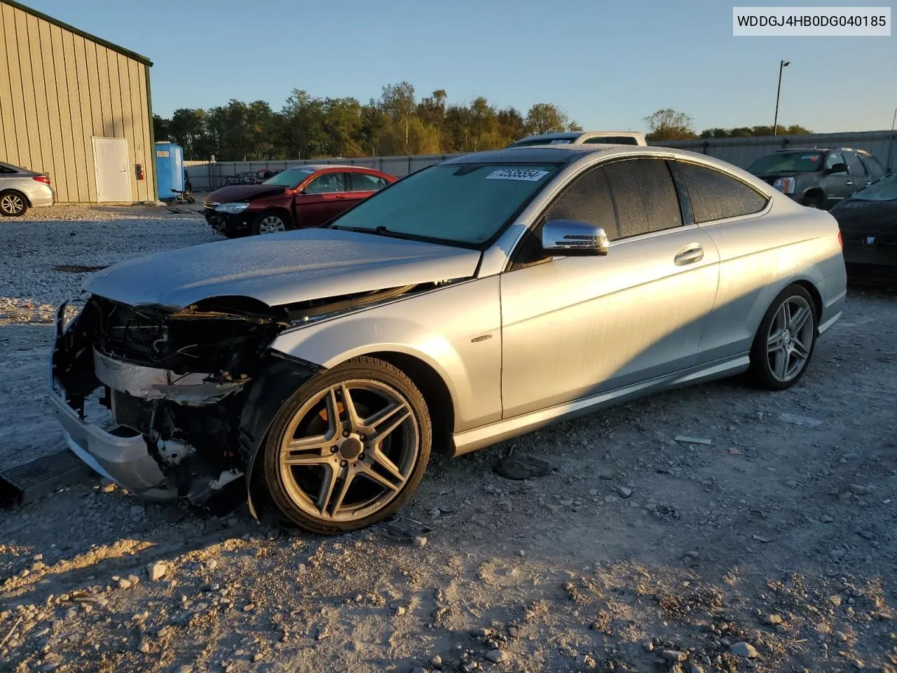 2013 Mercedes-Benz C 250 VIN: WDDGJ4HB0DG040185 Lot: 72535554