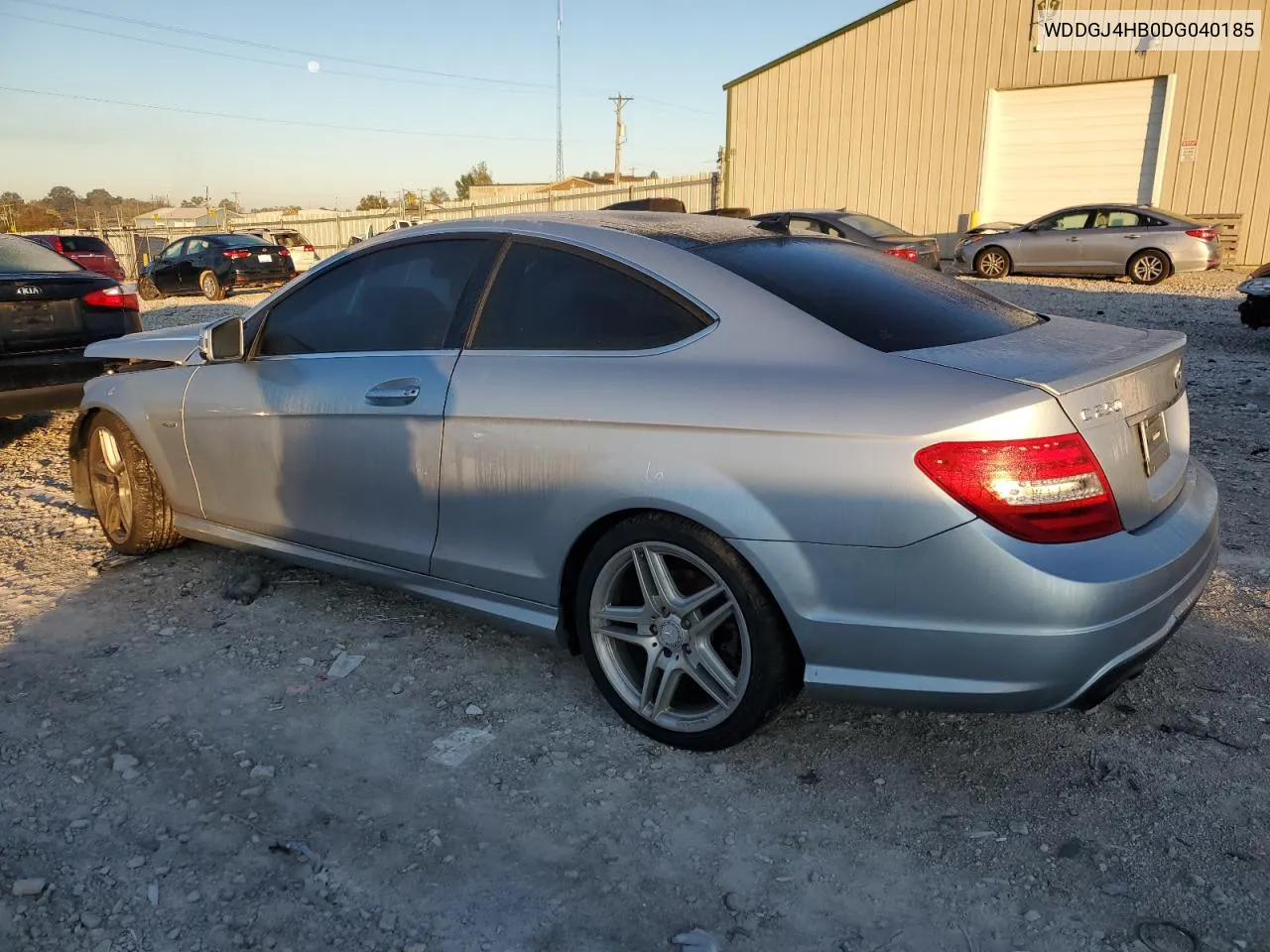 2013 Mercedes-Benz C 250 VIN: WDDGJ4HB0DG040185 Lot: 72535554