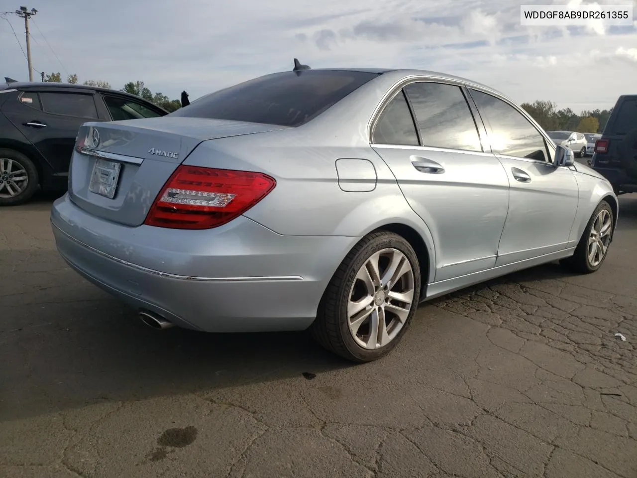 2013 Mercedes-Benz C 300 4Matic VIN: WDDGF8AB9DR261355 Lot: 72597984